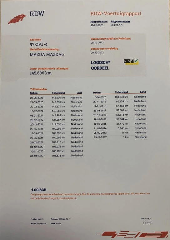 Hoofdafbeelding Mazda 6