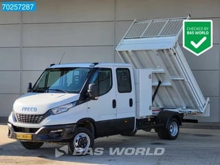 Iveco Daily 35C16 3.0L Kipper Dubbel Cabine 3500kg trekhaak Airco Tipper Benne Kipper Airco Dubbel cabine Trekhaak