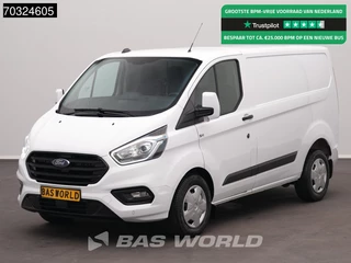 Ford Transit Custom  130PK Automaat L1H1 LED Xenon Airco Cruise Parkeersensoren Euro6 L1 Kompakt Airco Cruise control