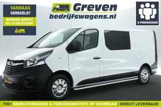 Renault Trafic 1.6 dCi T29 L2H1 Airco Cruise Navi PDC 3 Persoons Elektrpakket Trekhaak