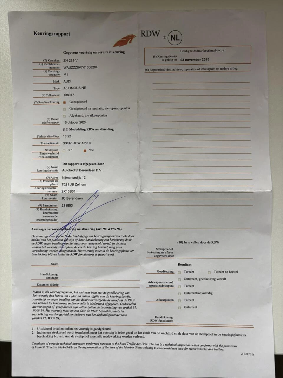 Hoofdafbeelding Audi A3