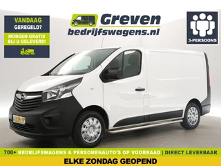 Opel Vivaro 1.6 CDTI L1H1 Airco Cruise Navigatie 3 Persoons Trekhaak Parkeersensoren DAB+ Sidebars