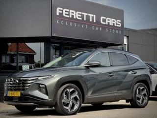 Hoofdafbeelding Hyundai Tucson Hybrid Hyundai Tucson Hybrid 1.6 T-GDI AUT6 HEV PREMIUM SKY 180PK PANODAK LEDER NAVI CAMERA APPLE-CARPLAY LED LMV PDC