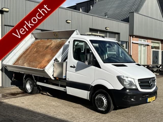 Mercedes-Benz Sprinter 514 CDI 2.2 366 3 zijden Kipper Airco Trekhaak 3500 kg Navigatiesysteem 1e eigenaar ex Overheid 3-Persoons Kipper Kieper Openlaadbak Pick-up P-up Gereedschapskist Euro 6