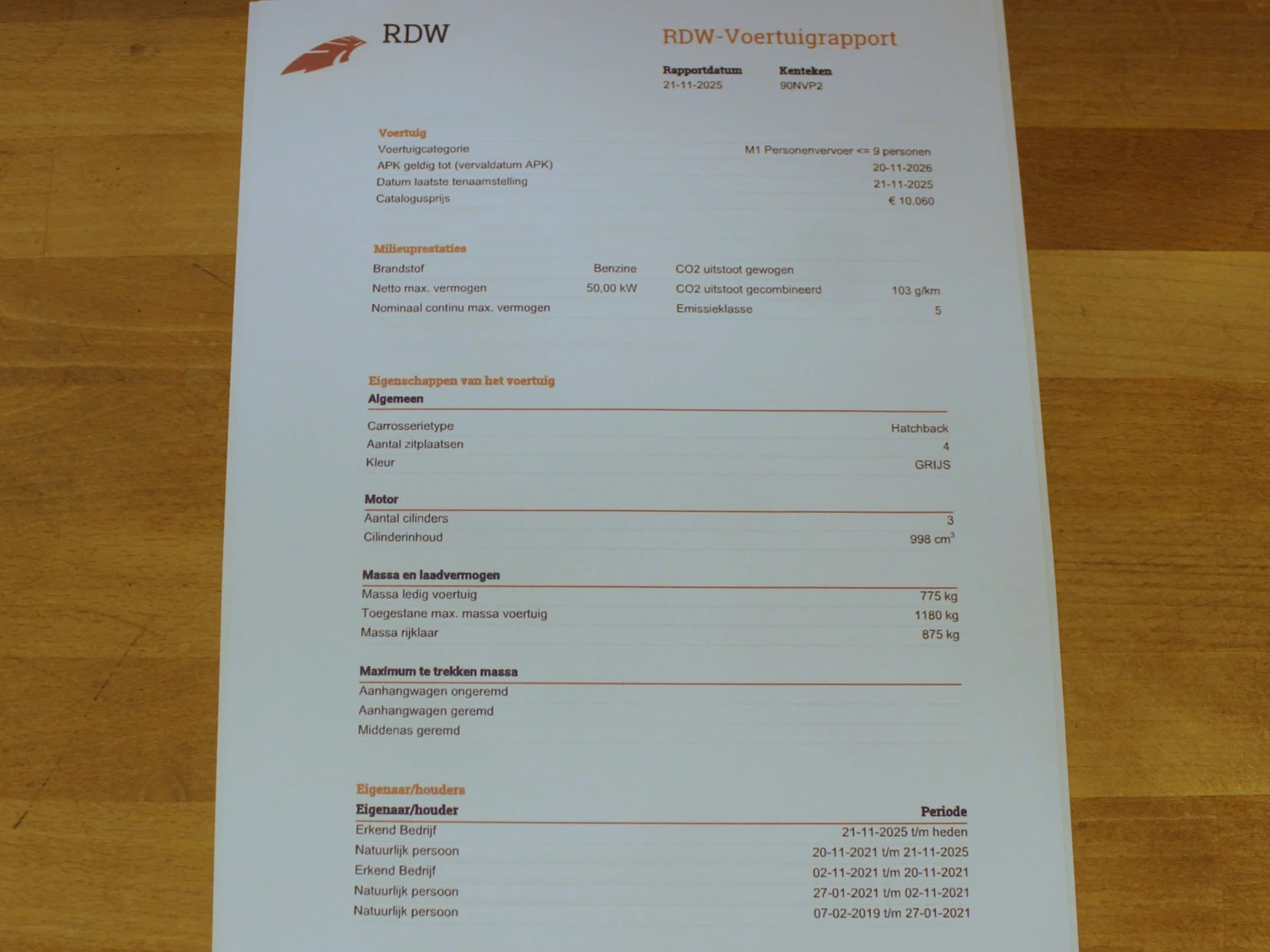 Hoofdafbeelding Peugeot 107