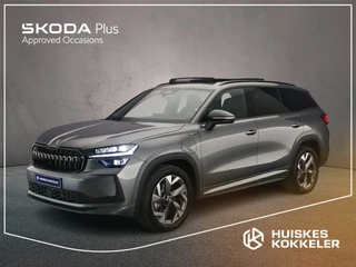 Hoofdafbeelding Škoda Kodiaq Skoda Kodiaq Sportline Business 1.5 TSI PHEV 204pk DSG Automaat Trekhaak, Panoramadak, Adaptive cruise control, Achteruitrijcamera, Elektrische achterklep, Navigatie