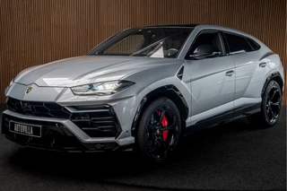 Hoofdafbeelding Lamborghini Urus Lamborghini Urus 4.0 V8 HUD Leder Ceramic B&O 360° Massage ACC Alcantara hemel Elektr. achterklep Elektr. verstelbare stoelen met memory Stoel & Stuurverwarming Navi PDC Climate LM velgen