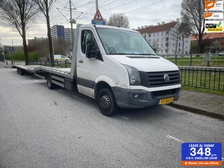 Volkswagen Crafter Oprijwagen met Carliner dubbele aanhanger