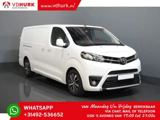 Toyota ProAce 2.0 D-4D 180 pk Aut. L3 2x Schuifdeur/ Adapt. Cruise/ Alarm III/ Standkachel/ Stoelverw./ Keyless/ Climate/ CarPlay/ Camera