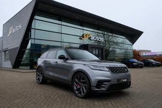 Hoofdafbeelding Land Rover Range Rover Velar Land Rover Range Rover Velar D300 V6 300pk R-dynamic Grijs kenteken Panoramadak Medidian 22" LMV SVR
