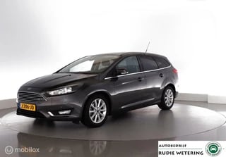 Ford Focus Wagon 1.0 automaat 125pk Automaat trekhaak|nav|ecc|stoelverw.|parkassist |lmv16.