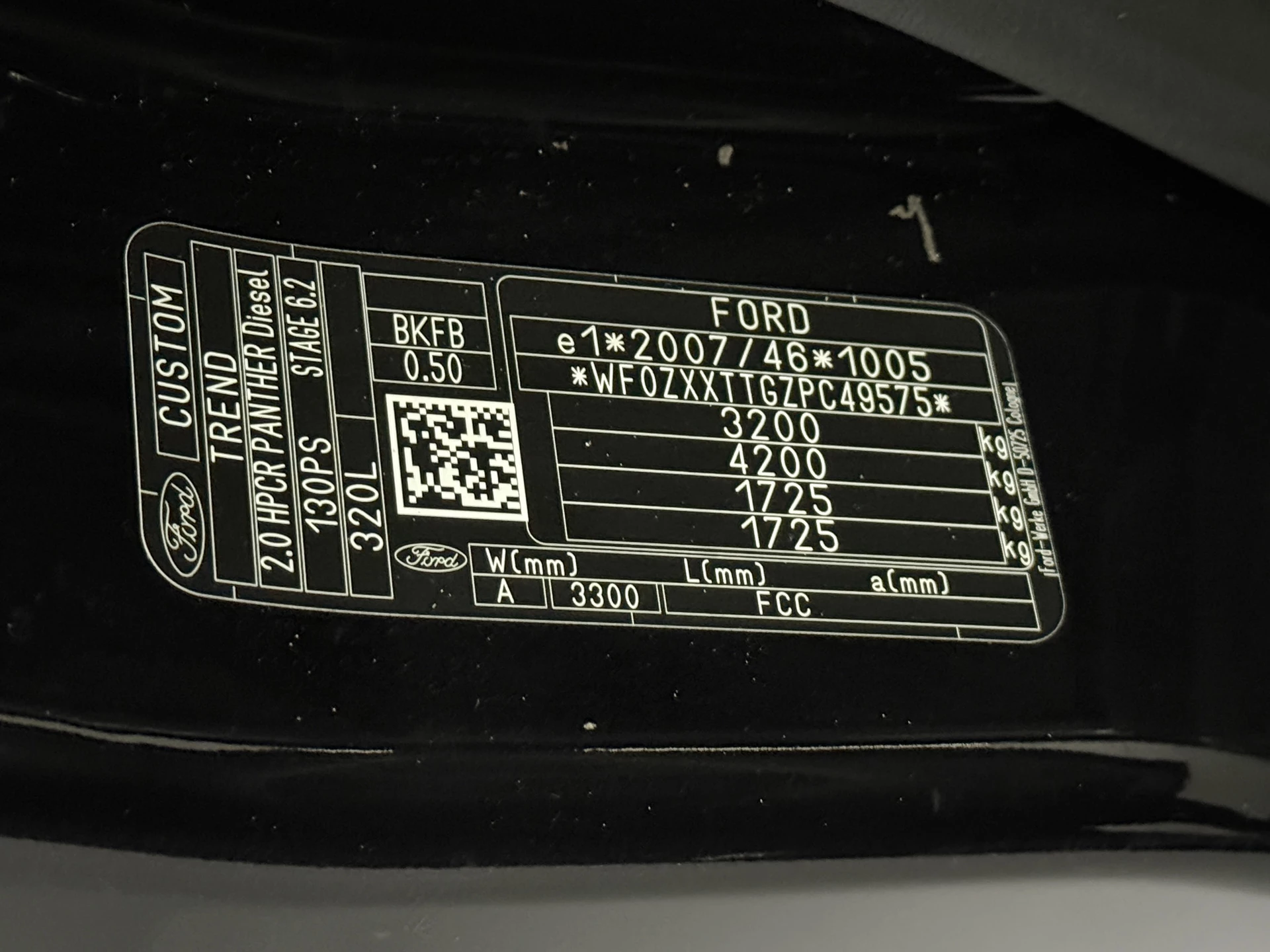 Hoofdafbeelding Ford Transit Custom