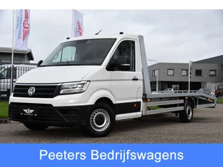 Hoofdafbeelding Volkswagen Crafter Volkswagen Crafter 35 2.0 TDI L4 Oprijwagen 177PK, Luchtvering, Automaat, Cruise, Direct Leverbaar, Multimedia, Carplay, Lier,  Autotransport