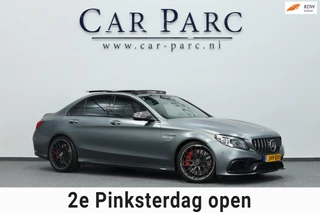 Mercedes-Benz C-klasse AMG 63 S 510+PK MULTIBEAM/VIRTUAL/SFEER/PANO/SCHAAL+LEER+S.VERKOELING/19" LMV/360 CAM/ACC/12 MDN GARANTIE!