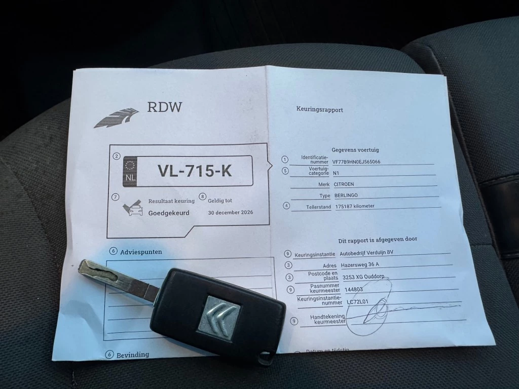 Hoofdafbeelding Citroën Berlingo