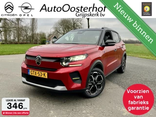Hoofdafbeelding Citroën ë-C3 Citroen Ë-C3 Max 44 kWh+ 11KW 3FASEN+Coating Rijklaar