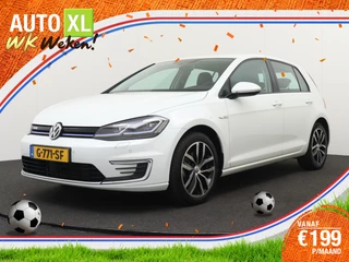 Hoofdafbeelding Volkswagen e-Golf Volkswagen e-Golf E-DITION 92%SOH Warmtepomp Digi.Dashboard Leder Camera Carplay 
