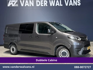 Toyota ProAce Worker 2.0 D-4D 145pk L3H1 Dubbele Cabine Euro6 Airco | 6-Zits | Navigatie | Apple Carplay Cruisecontrol, Parkeersensoren, Android auto, 2500kg trekvermogen