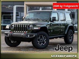 Hoofdafbeelding Jeep Wrangler Jeep Wrangler GEEN BPM !!! 2.0T 4x4 Aut. RUBICON JL 4-Drs / Grijs kent / 3.500