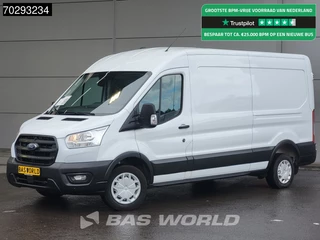 Ford Transit 130pk L3H2 Trekhaak Airco Cruise Parkeersensoren Euro6 L3 12m3 Airco Trekhaak Cruise control