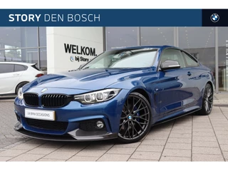 BMW 4 Serie Coupé 420i High Executive M Sport Automaat / Individual /  Sportstoelen / Achteruitrijcamera / Stuurverwarming / LED / Stoelverwarming / M Sportonderstel