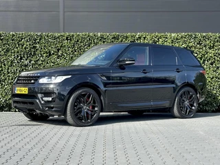 Land Rover Range Rover Sport 5.0 V8 Supercharged Autobiography Dynamic, NAVIGATIE, CRUISE CONTROL, CLIMATE CONTROL, KOELBOX, MASSAGE, DODEHOEK, LANE ASSIST, VOERSTOELEN/ACHTERBANK VERWARMD/VENTILATIE, STUURWIEL ELEKTRISCH/VERWARMD, LICHTMETAAL 22"