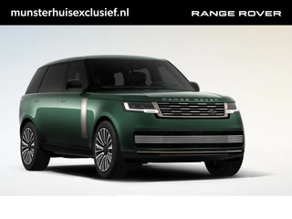 Hoofdafbeelding Land Rover Range Rover Land Rover Range Rover 3.0 P460e LWB SV PHEV | British Racing Green in Gloss Finish | Hot Stone massagefunctie, Executive Class Comfort-Plus Seating | SV Serenity interieur |