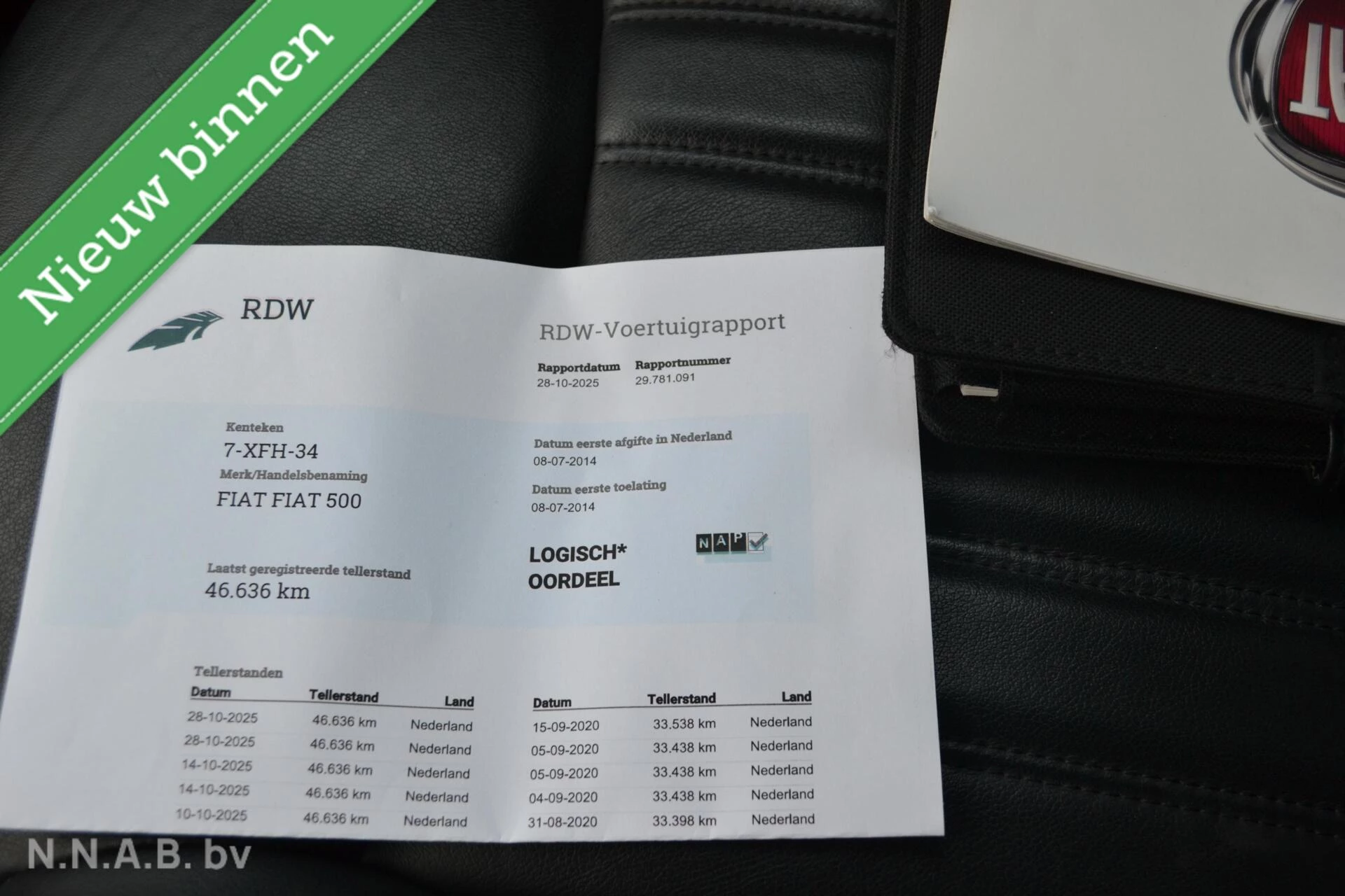 Hoofdafbeelding Fiat 500