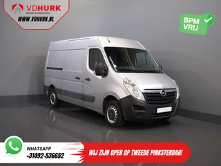 Opel Movano 2.3 CDTI 130 pk L2H2 BPM VRIJ! 2.5t Trekverm./ Airco/ PDC/ Cruise