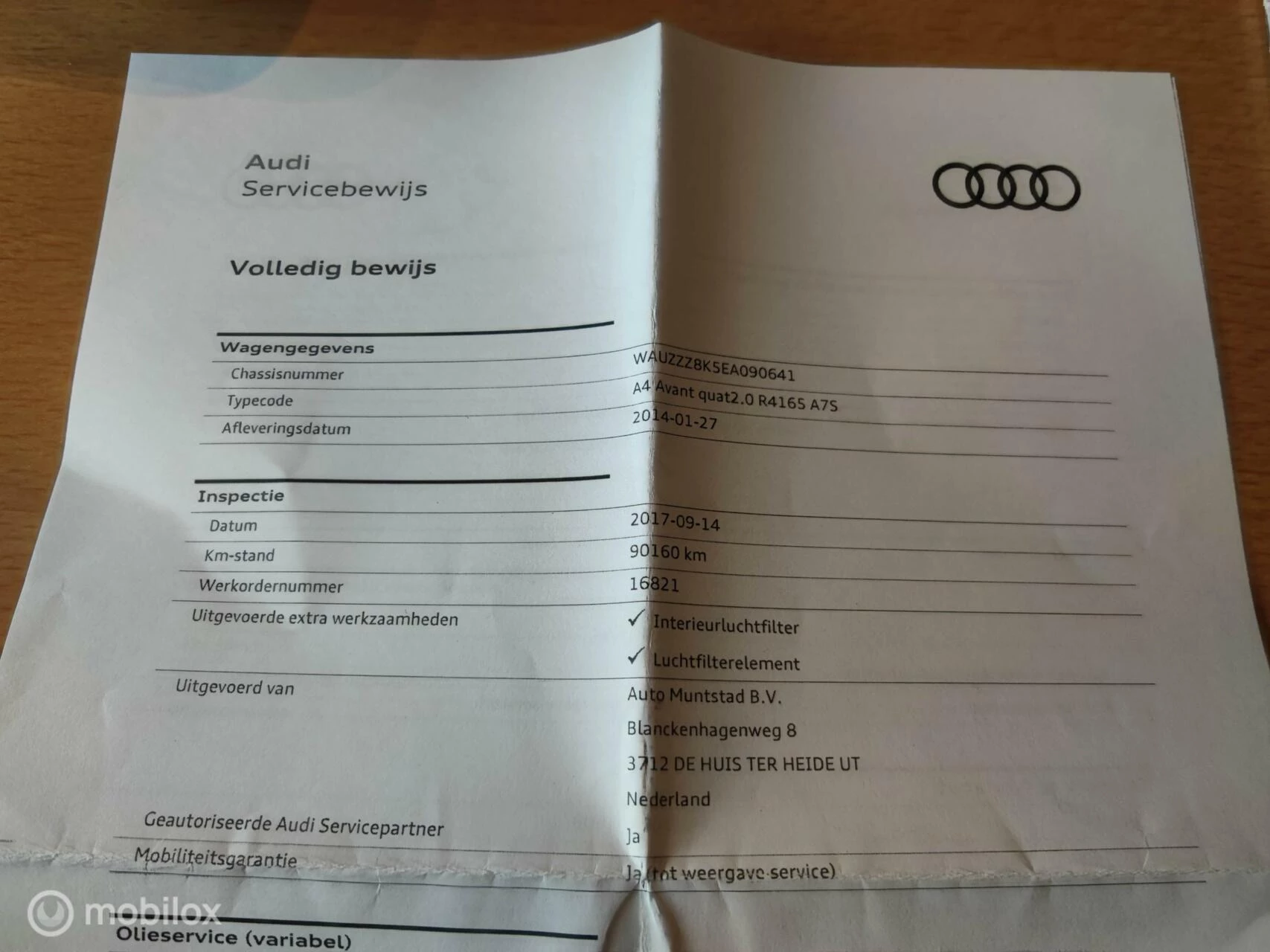 Hoofdafbeelding Audi A4