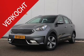 Kia Niro 1.6 GDi Hybrid DynamicLine Automaat Half Leder Navigatie Camera Lane Assist Clima Cruise PDC Carplay Android Bluetooth LED