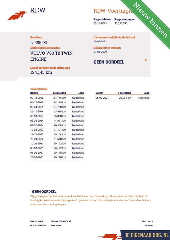 Hoofdafbeelding Volvo V60