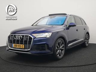 Audi Q7 55 TFSI e Quattro Pro Line Plug In Hybrid 381pk Dealer O.H PHEV | Luchtvering | Trekhaak Af Fabriek | Panodak | Adaptive Cruise | 21 "L.M Matrix LED | Camera | Lederen Sportstoelen Memory & Ventilatie | Navigatie | Keyless | Virtual | DAB  | Softclos