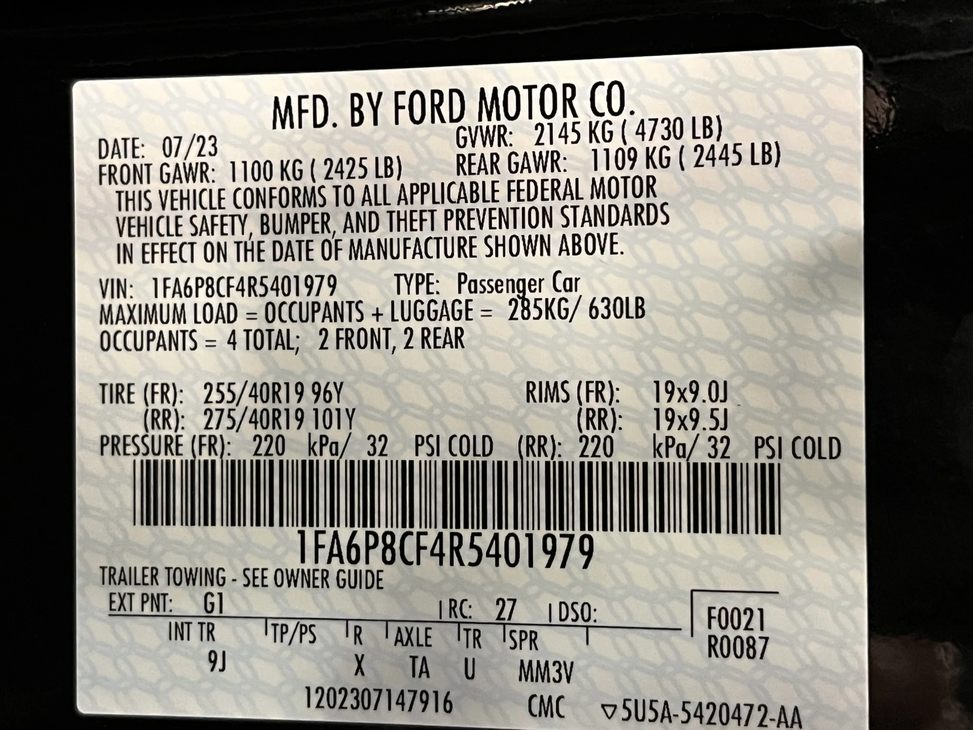 Hoofdafbeelding Ford Mustang