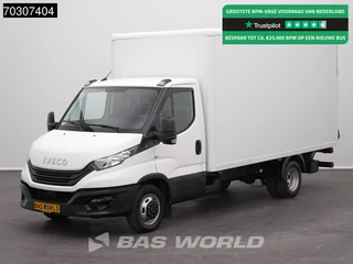 Iveco Daily 35C16 Laadklep Dubbellucht 160PK Bakwagen Airco Euro6 Meubelbak Koffer Airco