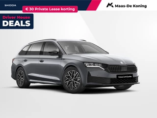 Hoofdafbeelding Škoda Octavia Škoda Octavia combi Sportline Tour 1.5 TSI m-HEV 110 kW / 150 PK Combi | Graphite Grey | 2000,- inruilvoordeel!!