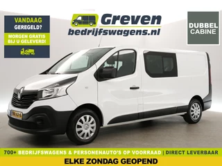 Renault Trafic 1.6 dCi T29 L2H1 | Dubbele Cabine | 6 Persoons | MARGE! | Airco Cruise Navi Trekhaak PDC
