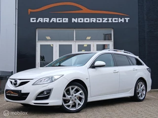 Hoofdafbeelding Mazda 6 Mazda 6 Sport 6 MZR 2.0 DIDI|XENON VERLICHTING|CRUISECONTROL|STOELVERWAMING|HALFLEDER|ELC AIRCO|18 INCHV