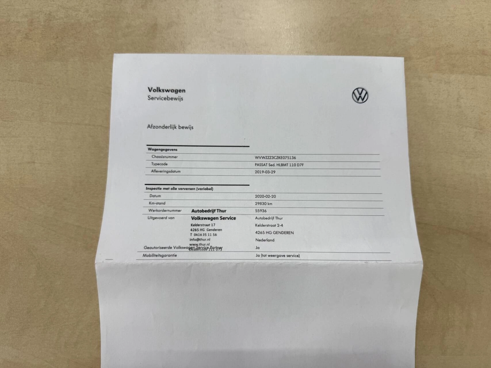 Hoofdafbeelding Volkswagen Passat