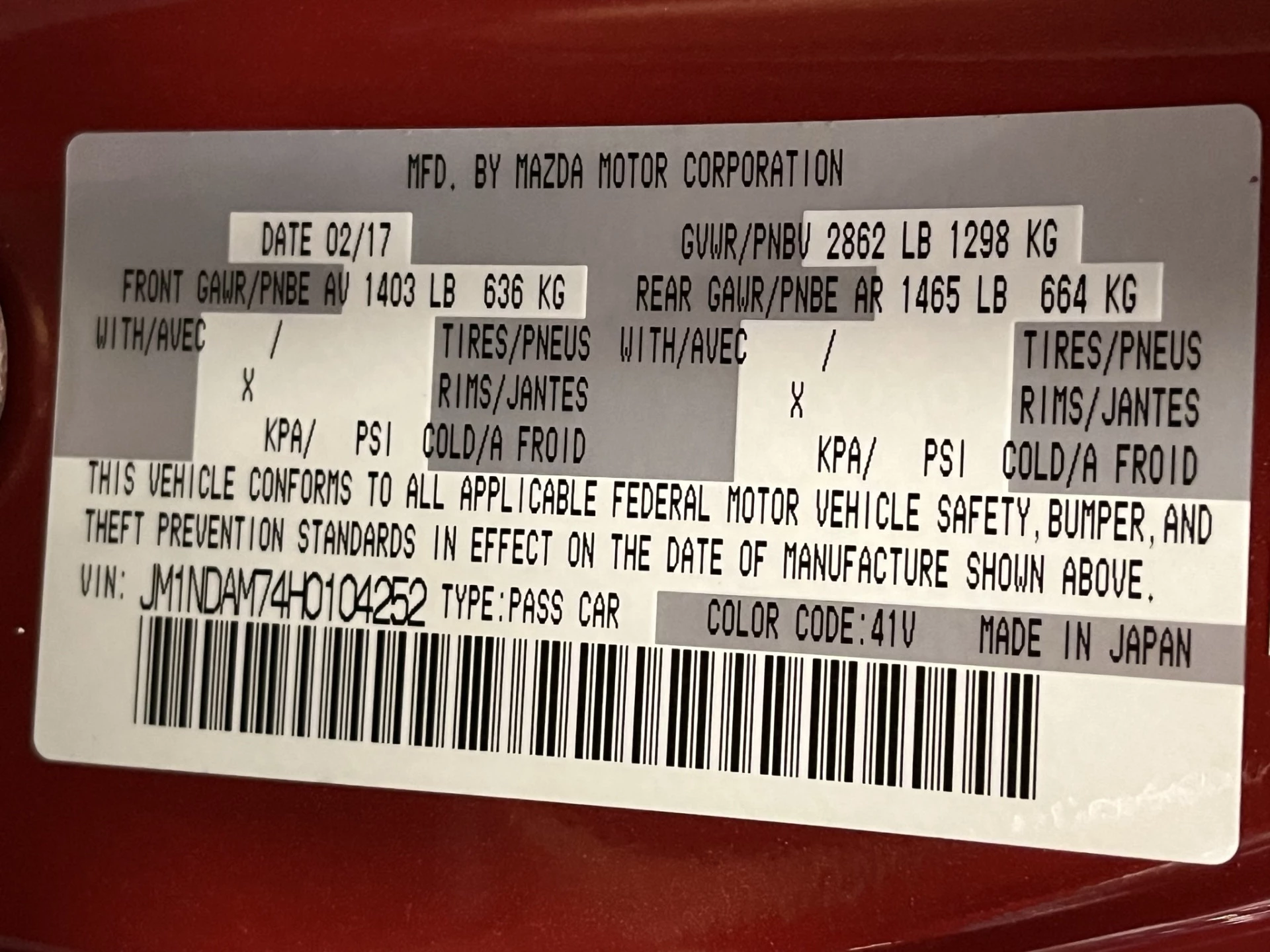 Hoofdafbeelding Mazda MX-5