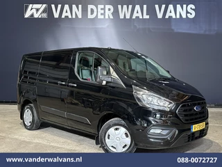 Ford Transit Custom 2.0 TDCI L1H1 Euro6 Airco | Camera | Navigatie | LED | Cruisecontrol | Leder Parkeersensoren, Stoelverwarming, Verwarmde voorruit, Bijrijdersbank, 2350kg trekvermogen