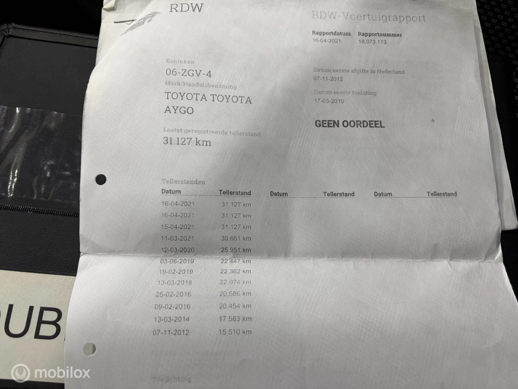 Hoofdafbeelding Toyota Aygo