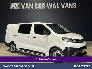 Hoofdafbeelding Toyota ProAce Toyota ProAce 2.0 D-4D 145pk L3H1 Dubbele Cabine Euro6 Airco | 6-zits | Navigatie | Apple Carplay Cruisecontol, Android Auto, 2500kg Trekhaak, Sidebars, Parkeersensoren, Bijrijdersbank