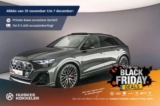 Audi Q8 60 TFSI e Pro Line S Comp. | Adv. Onderstel  B&O | 4-Wiel Besturing| Pano | Head Up | Trekhaak | S-Stoelen | 23 inch | HD-Matrix | 360Cam | Keyless | Leder | Carbon |