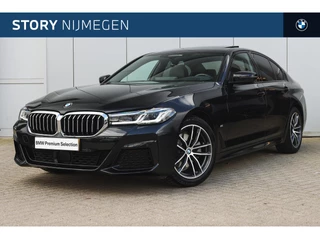 BMW 5 Serie 520d High Executive M Sport Automaat / Schuif-kanteldak / Trekhaak / Laserlight / Stoelventilatie / Head-Up / Active Cruise Control / Comfort Access / Parking Assistant