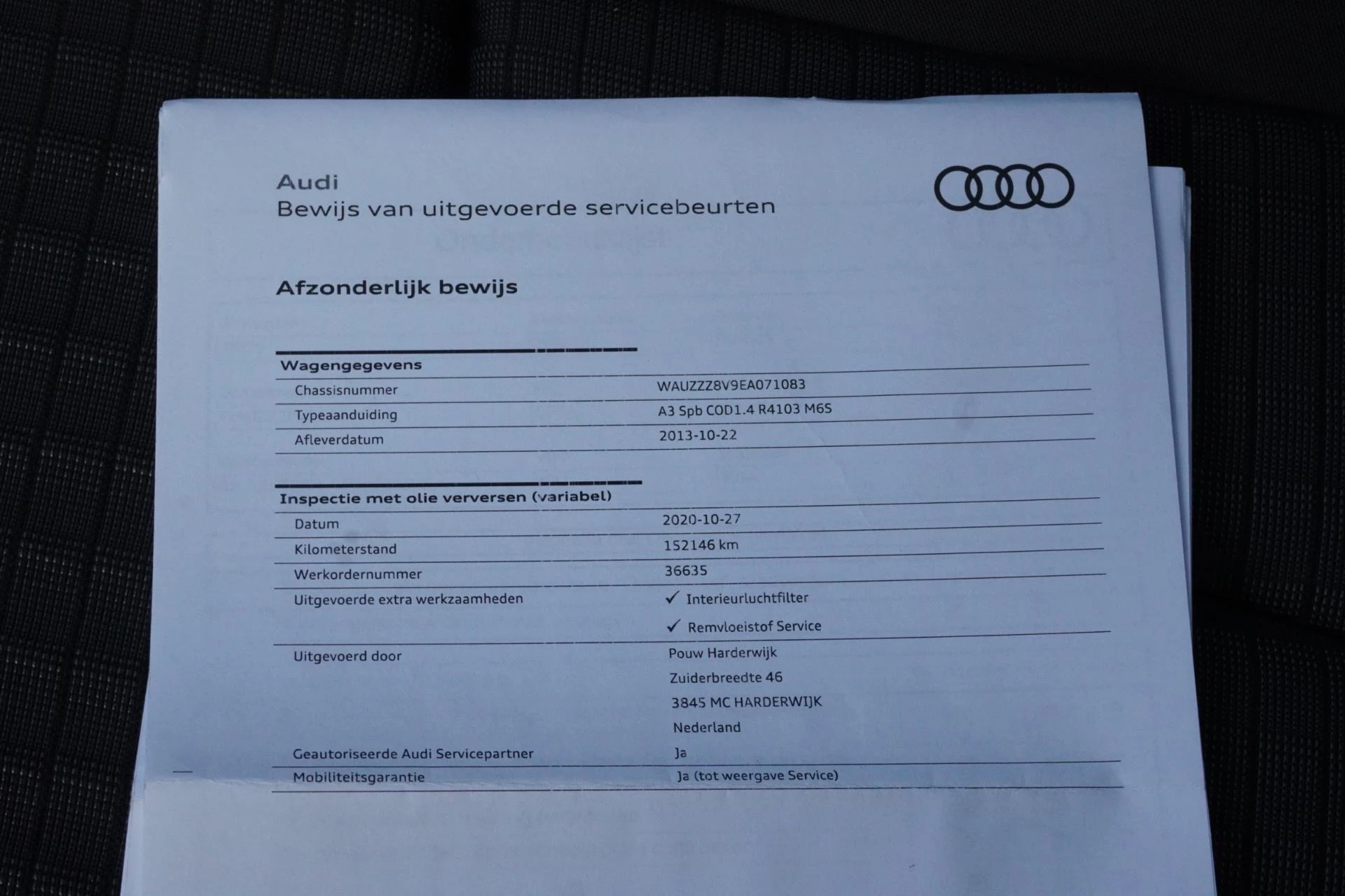 Hoofdafbeelding Audi A3