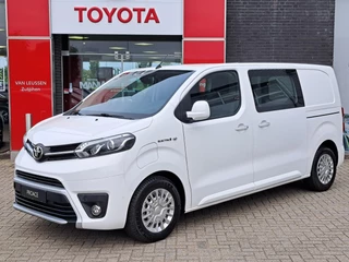 Hoofdafbeelding Toyota ProAce Toyota PROACE Worker PROFESSIONAL STANDARD RANGE PARK-SENSOREN 2X SCHUIFDEUR APPLE/ANDROID BIJRIJDERSBANK APPLE/ANDROID BSM STOELVER KEYLESS HOUT-LAADVLOER