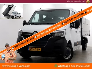 Renault Master T35 2.3 dCi 145pk L3 D.C. Kipper met hoge boorden 05-2023