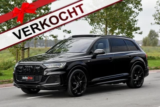 Audi Q7 55 TFSI e quattro 3x S-Line. BTW, Matrix, Luchtv, Pano, Memory, ACC, 360 3D, HUD, B&O, Leder, Dodeh, 22'', Trekh, CarPlay!