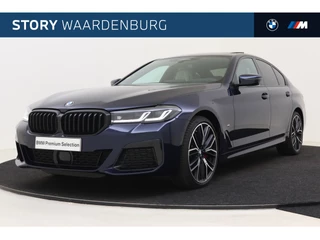 BMW 5 Serie 520d High Executive M Sport Automaat / Schuif-kanteldak / Parking Assistant Plus / Stoelverwarming / Head-Up / Adaptieve LED / Harman Kardon / Live Cockpit Professional